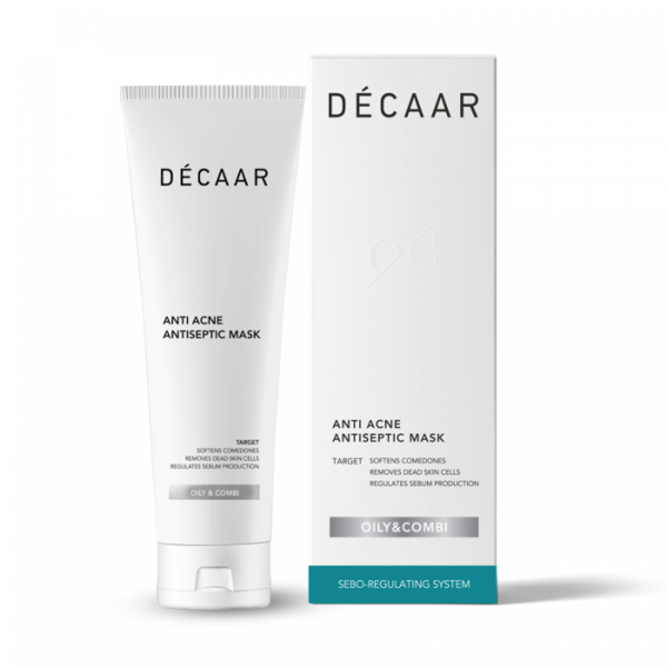 Decaar  Anti-Akne – Antiseptische Maske – Gesichtsmaske bei fettiger und unreiner Haut sowie Akne  50 ml