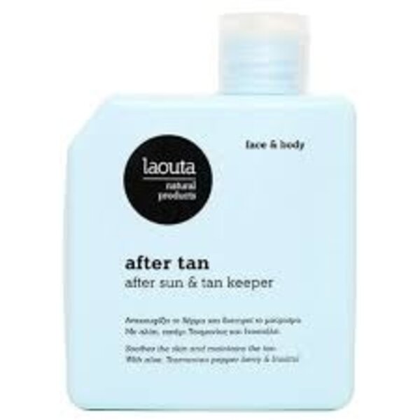 LAOUTA NATURAL  PRODUCTS After Tan - verkoelende  aftersun en verlenging bruine tint 200ml