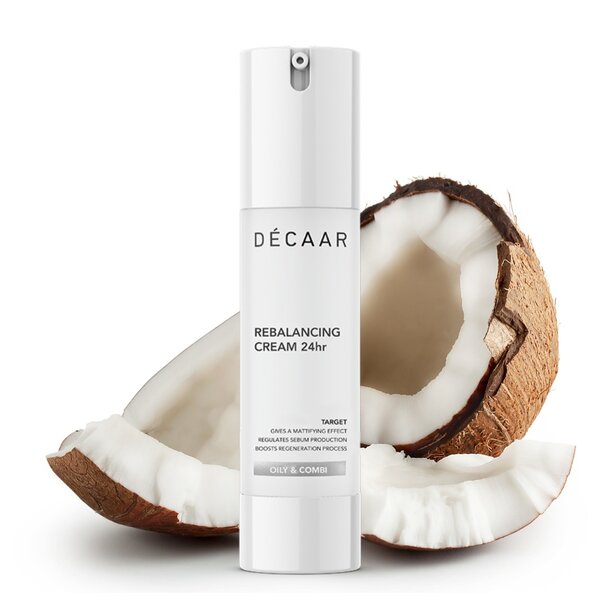 Decaar  rebalancing cream 24H  50ml - dag en nachtcreme voor vette en onzuivere huid