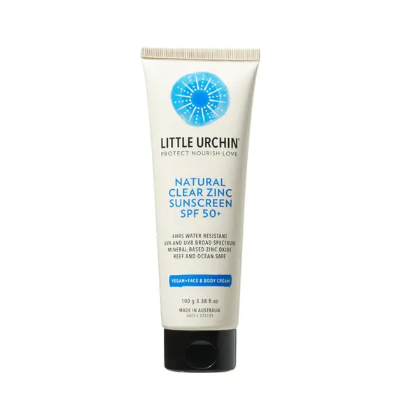 Little Urcrin Natuurlijke Zonnebrand  Natural Clear Zink SPF 50 - 100ml