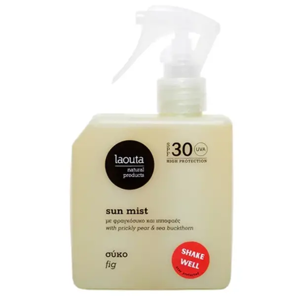LAOUTA NATURAL  PRODUCTS Sun-Lite Sun Mist Sonnenschutz SPF 30 Fig – Sonnenschutzspray 200 ml