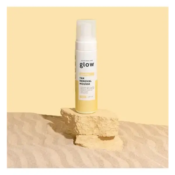 Australian Glow Self Tan Removal Mousse – entfernt mühelos alte Selbstbräuner-Rückstände, 200 ml