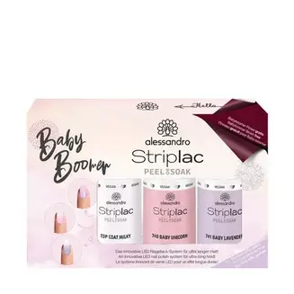 Striplac Baby Boomer Pastel nagellak set 3x5ml