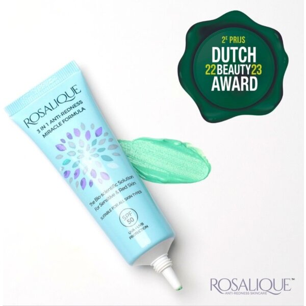 Rosalique 3-in-1 Anti-Rötungs-Wunderformel LSF 50 – mindert Rötungen bei Rosazea und Couperose