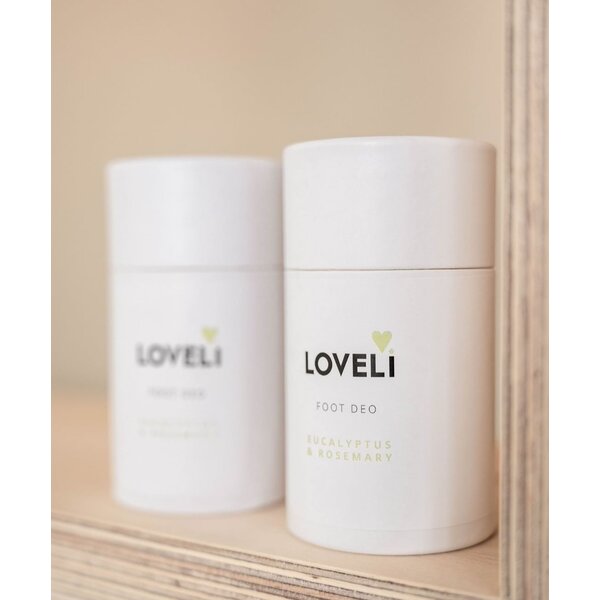 Loveli Foot deodorant / voetpoeder tegen zweetvoeten 60gr