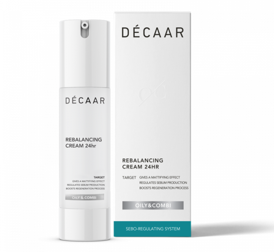 rebalancing cream 24H  50ml dag en nachtcreme (Decaar)