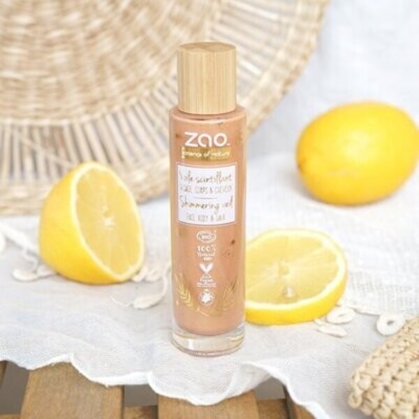 ZAO Skincare & Make-up  SHIMMERING VEIL - Glanzöl - Highlighter 50ml