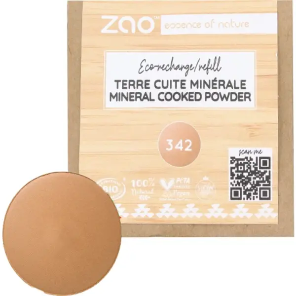 ZAO Skincare & Make-up  Nachfüllpackung Bronzing-Puder 342, neue Version