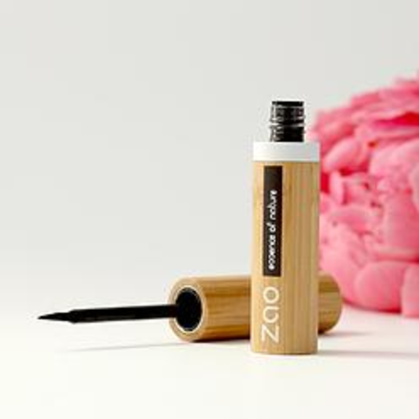 ZAO Skincare & Make-up  Nachfüllpinsel-Eyeliner 071 (Dunkelbraun) – 4,5 g