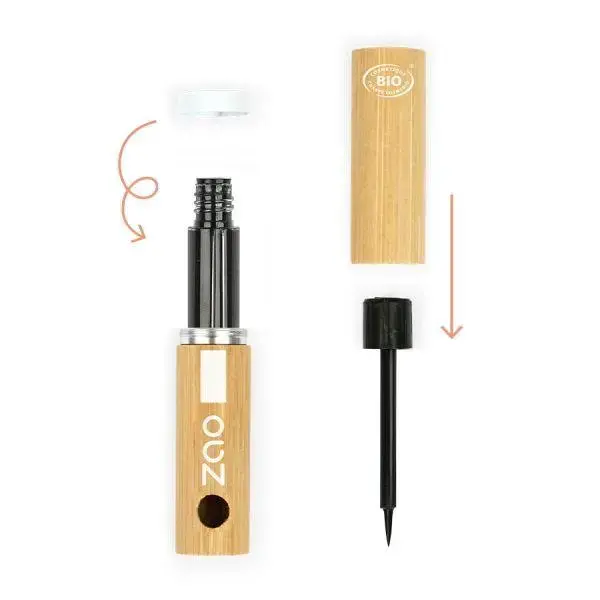 ZAO Skincare & Make-up  Bambus-Eyeliner mit Filzspitze 066 – 4,5 g  (Black Intense)