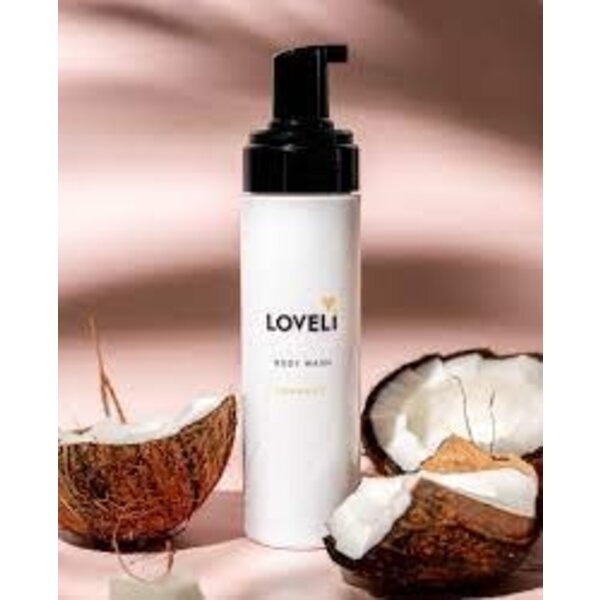 Loveli Bodywash Coconut - douche mousse kokos geur 200ml