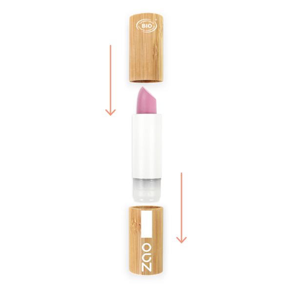 ZAO Skincare & Make-up  ZAO Bamboe Classic Lippenstift 473 (Purple Pink)