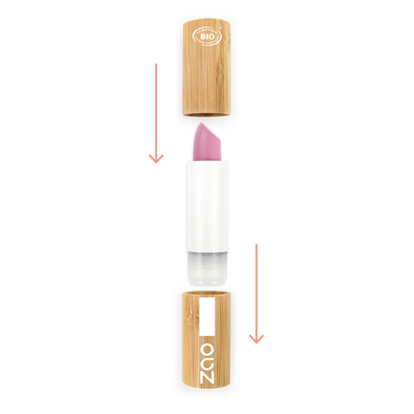 ZAO Skincare & Make-up  Refill  Bamboe Cocoon Lippenstift 413 (Bordeaux)