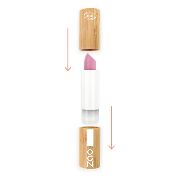 ZAO Skincare & Make-up  Nachfüll-Lippenstift „Bamboo Cocoon“ 414 (Oslo)