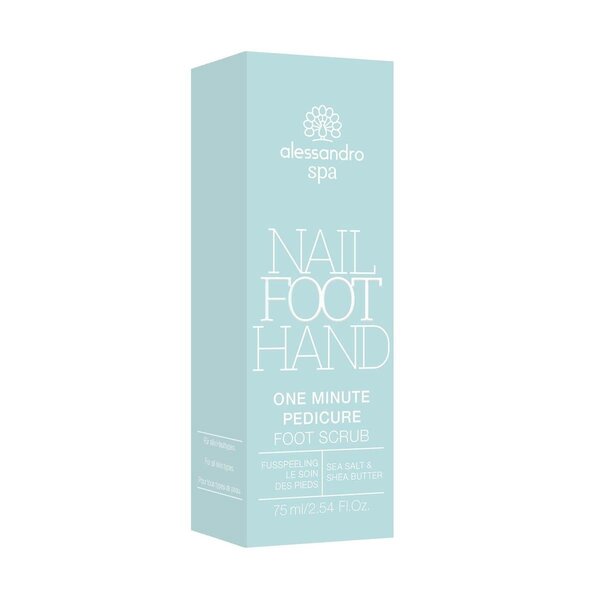 Alessandro  Foot Spa voetscrub One Minute Pedicure  voor lekkere zachte voeten