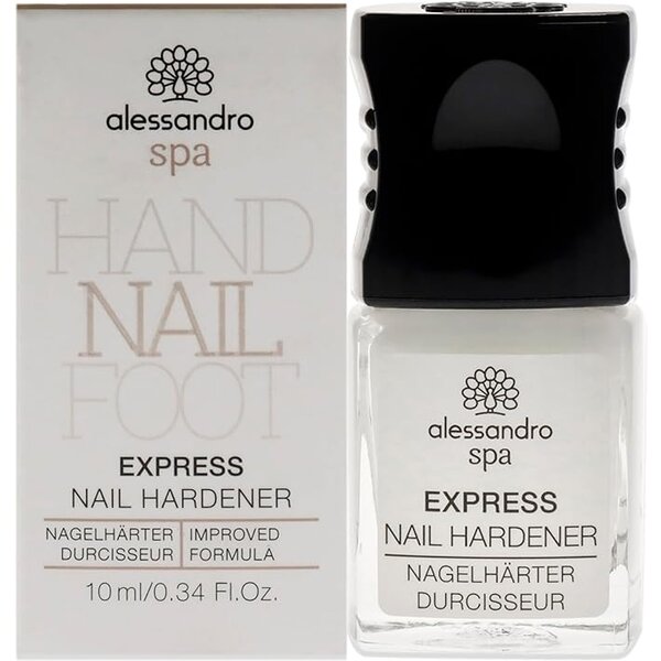 Alessandro Spa Nail Express Nagelhärter, naturfarben, für feste und starke Nägel, 10 ml