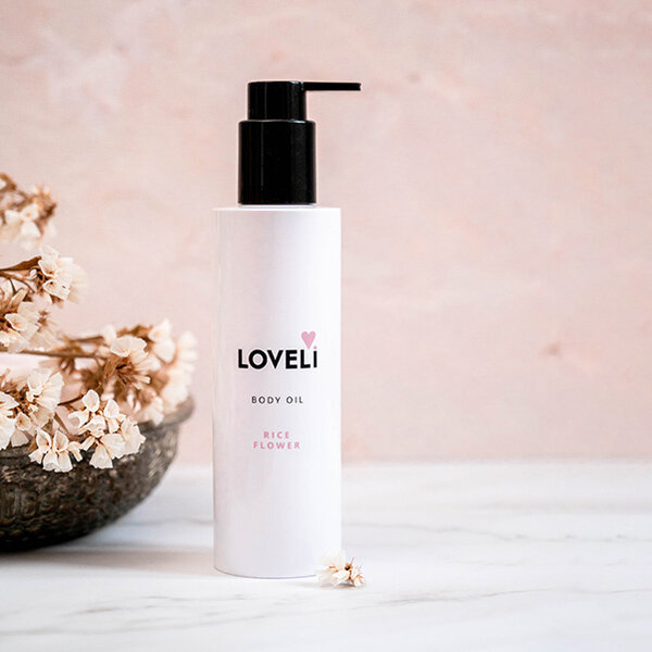 Loveli Body Oil Rice Flower Hautöl  für trockene Haut 200 ml
