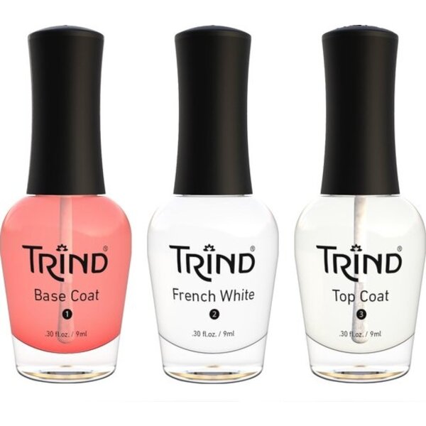 Trind Hand & Nail French Manicure Naturel nagellak set 3x9ml