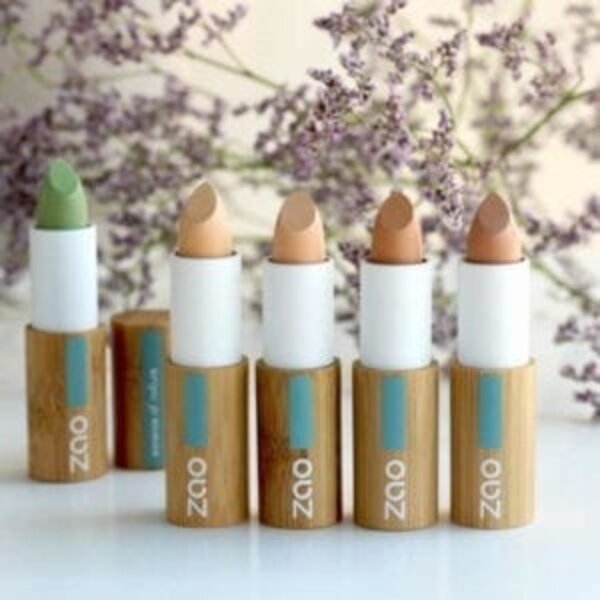 ZAO Skincare & Make-up   Bamboe Concealer / camouflage  stick 499 (Green Anti Red Patches)