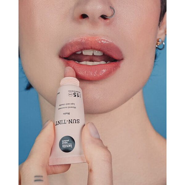 LAOUTA NATURAL  PRODUCTS Lip tint nude spf 15 - getinte  lippenbalsem - 10ml