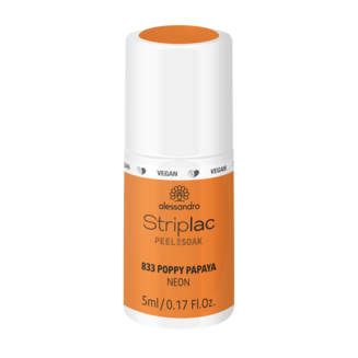 Striplac Neon Electric fruits, Poppy Papaya 833 - 5ml