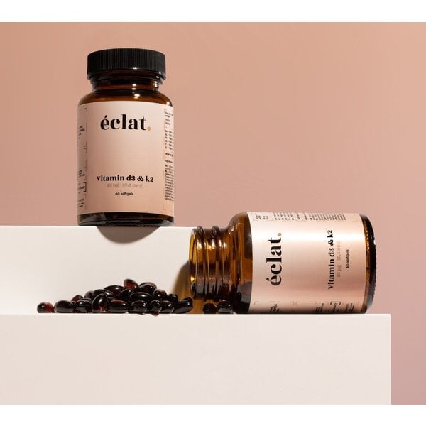 Eclat.  Vitamin D3 & K2 capsules voedingssupplement