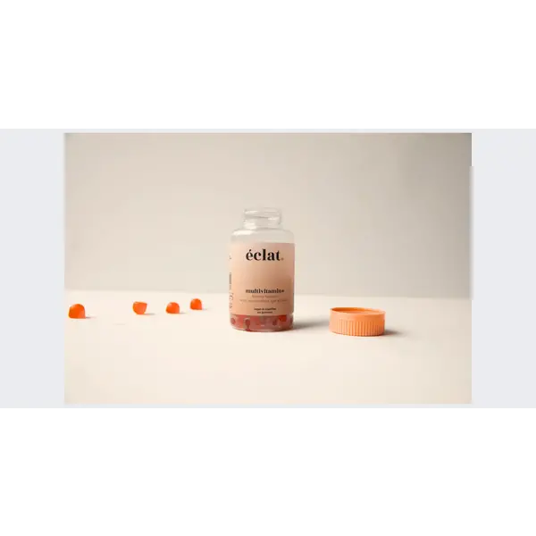 Eclat.   Multivitamin + Beauty Boost Gummies (2-in-1 solution)