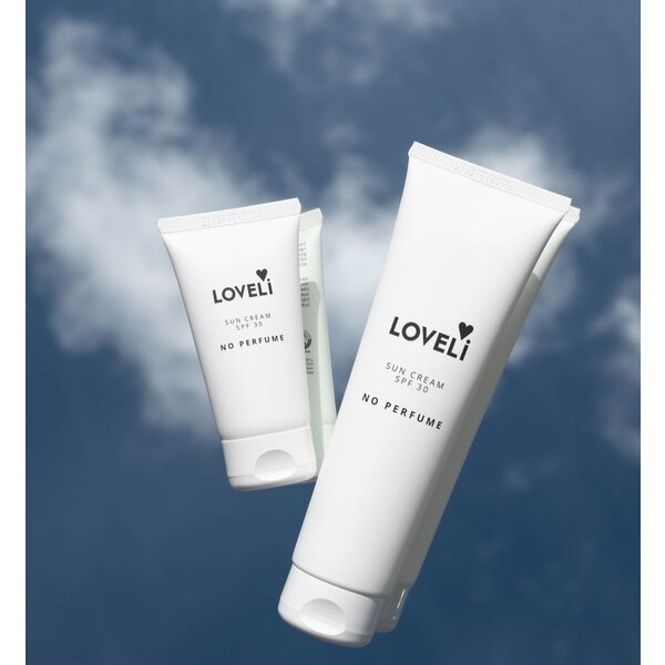 Loveli Sonnencreme LSF 30, parfümfrei, natürlich und für besonders empfindliche Haut, 50 ml