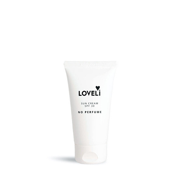 Loveli Sonnencreme LSF 30, parfümfrei, natürlich und für besonders empfindliche Haut, 50 ml