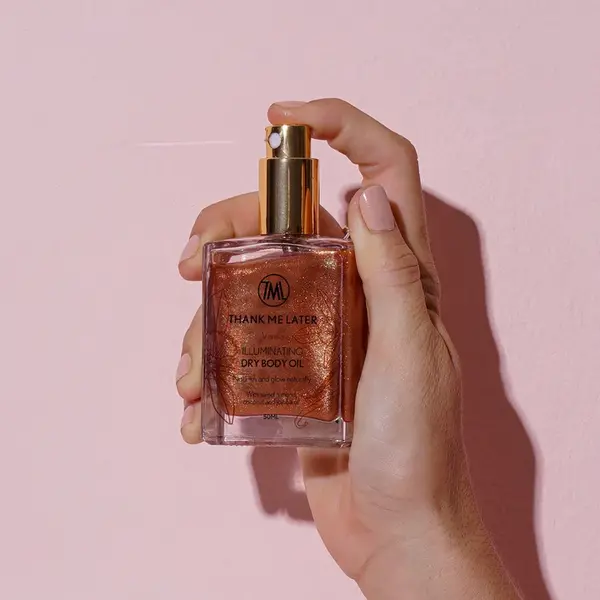 Thank Me Later Voordeelset Groot voordeelset met zonnebrand, shimmering dry oil en lippenbalsem met SPF