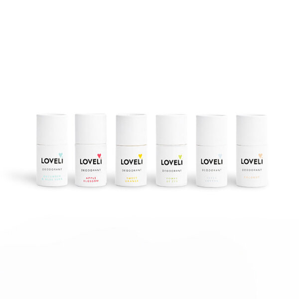 Loveli Deodorant mini set doosje - test het nu uit