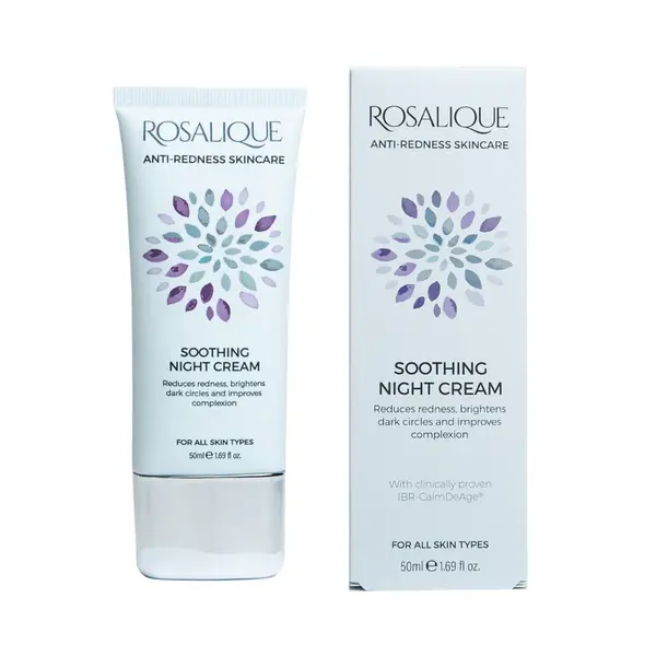 Rosalique Rosalique Soothing Night Cream – Nachtcreme für besonders empfindliche Haut mit Couperose und Rosazea