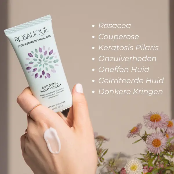 Rosalique Rosalique Soothing Night Cream - nachtcreme voor de meest gevoelige huid met courerose en rosacea