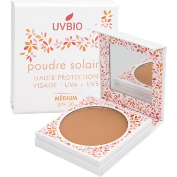 UVBIO - zonnebrand Sonnenpuder SPF 30 Medium 10 g