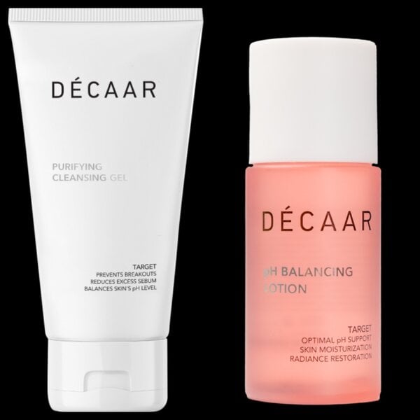 Decaar  Reinigungsgel & pH-ausgleichende Lotion Miniatur-Vorteilsset