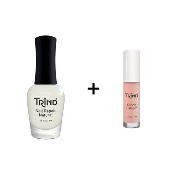Trind Hand & Nail Nail Repair Naturel nagelverharder  met gratis cutlicle Balsem