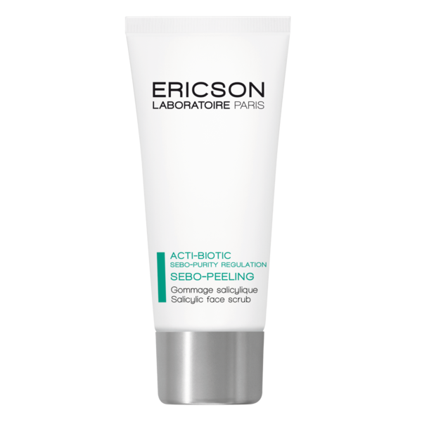 Ericson Laboratoire  Acti Biotic Sebo peeling  - gezichtsscrub voor de onzuivere, vette  en acne huid 50ml