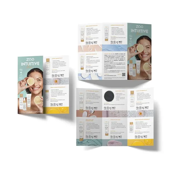 ZAO Skincare & Make-up  Broschüre Hautpflege