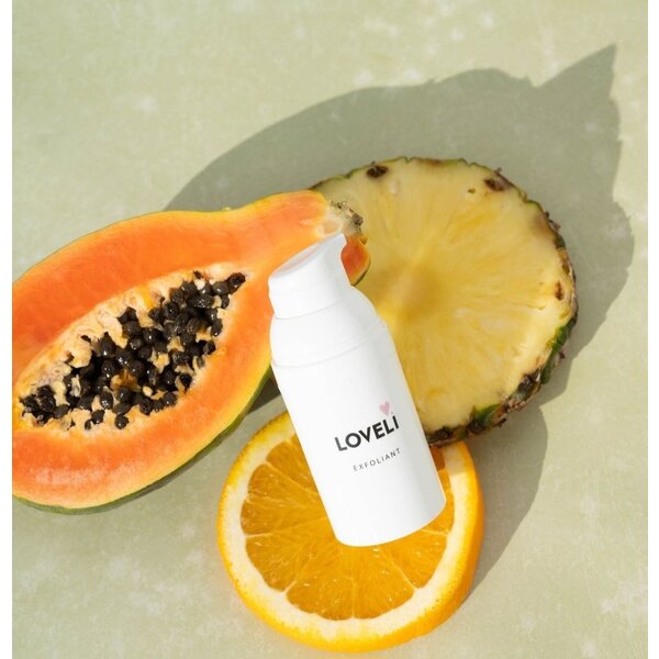 Loveli Exfoliant  - milde exfoliant voor een mooie gladde stralende huid 30ml