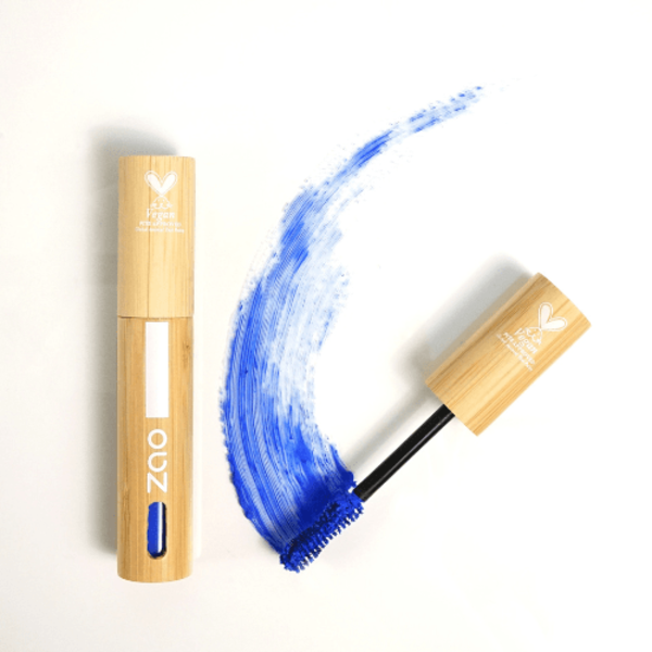 ZAO Skincare & Make-up  Daring Volume Mascara Blue 242 - blauwe mascara - voor volle wimpers - met natuurlijke ingredienten