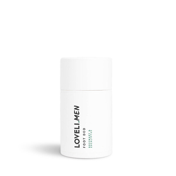 Loveli Men Foot deodorant - voetpoeder tegen zweetvoeten voor mannen60gr