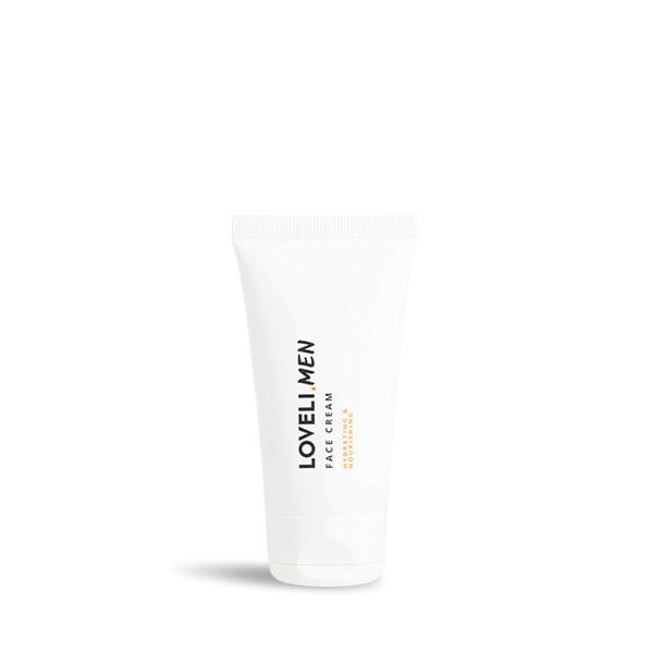 Loveli Men Face Cream – Gesichtscreme mit natürlichen Inhaltsstoffen für Männer, 50 ml