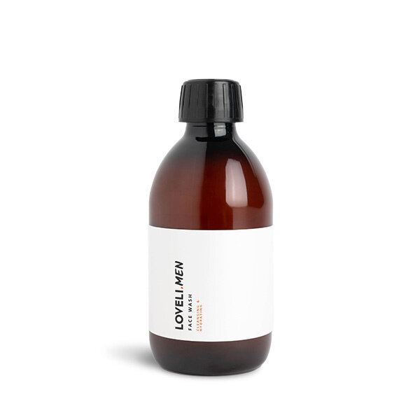 Loveli Men Facewash & Beard wash navulling - gezichtsreiniging - baardreiniging voor mannen 300ml