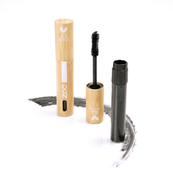 ZAO Skincare & Make-up  Daring Volume Mascara + navulling zwart 240 voordeelset - lange en volle wimpers - met natuurlijke ingredienten