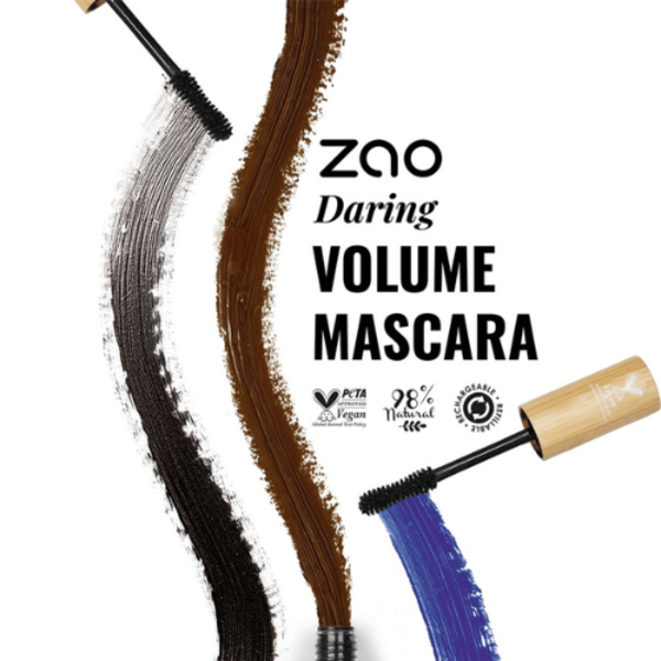 ZAO Skincare & Make-up  Daring Volume Mascara + navulling Bruin 241