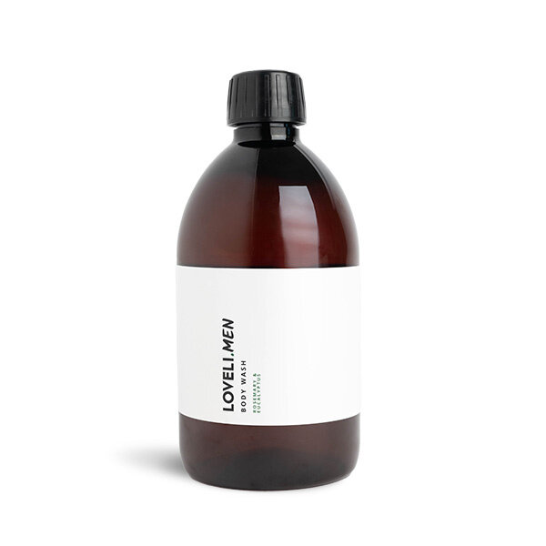 Loveli Men Bodywash navulling - douche mousse voor mannen  500ml