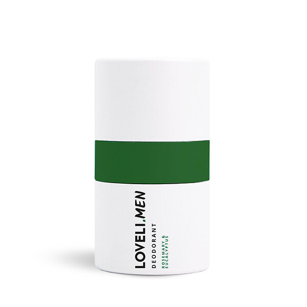 Loveli Men Deodorant  Rosmarin & Eukalyptus XL Nachfüllpackung 70 ml  Aluminiumfreies Deodorant für Männer 75 ml