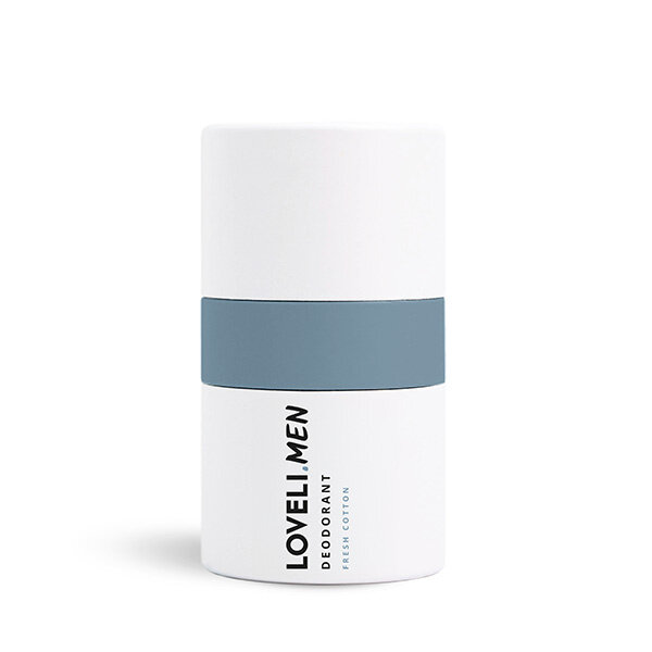 Loveli Men Fresh Cotton Deodorant XL  navulling 70ml Deodorant voor mannen zonder aluminium75ml