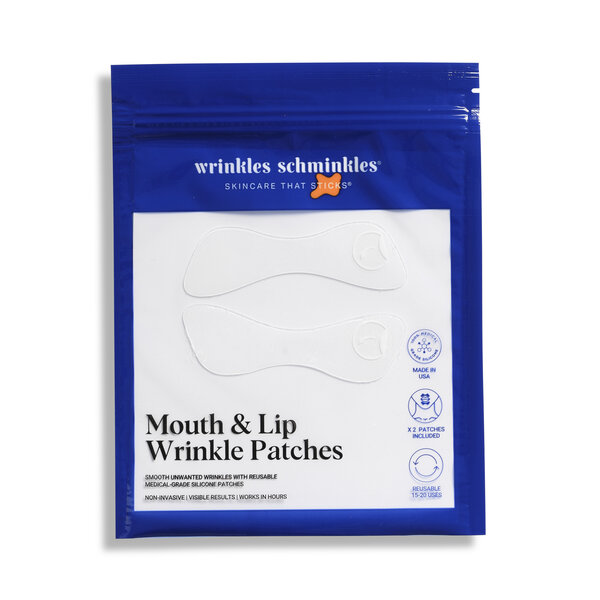 Wrinkle Schminkles Mouth And Lip Smoothing Kit  – Anti-Falten-Pads für den Mundbereich, 1 Set / 2 Stück
