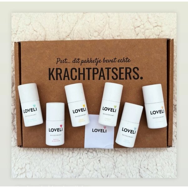 Loveli Deodorant mini set doosje - test het nu uit